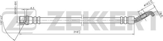 Zekkert BS9301 - Bremžu šļūtene autodraugiem.lv