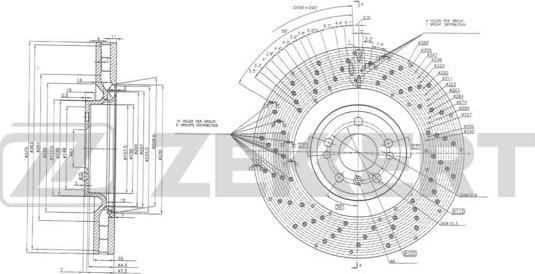 Zekkert BS-6014 - Bremžu diski autodraugiem.lv