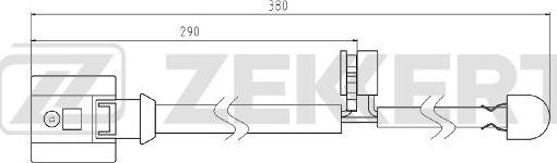 Zekkert BS-8085 - Indikators, Bremžu uzliku nodilums autodraugiem.lv