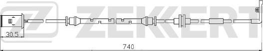 Zekkert BS-8088 - Indikators, Bremžu uzliku nodilums autodraugiem.lv