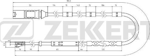 Zekkert BS-8083 - Indikators, Bremžu uzliku nodilums autodraugiem.lv