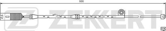 Zekkert BS-8036 - Indikators, Bremžu uzliku nodilums autodraugiem.lv