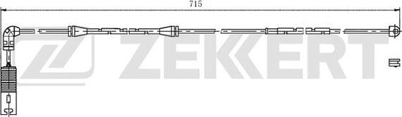 Zekkert BS-8037 - Indikators, Bremžu uzliku nodilums autodraugiem.lv