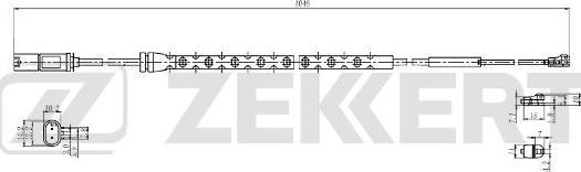 Zekkert BS-8100 - Indikators, Bremžu uzliku nodilums autodraugiem.lv