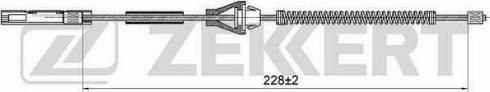 Zekkert BZ-1184 - Trose, Stāvbremžu sistēma autodraugiem.lv