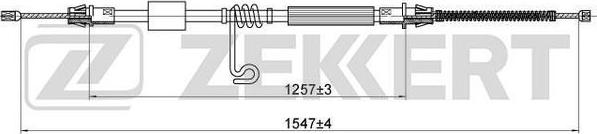 Zekkert BZ-1225 - Trose, Stāvbremžu sistēma autodraugiem.lv