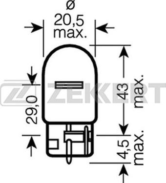 Zekkert LP-1150 - Kvēlspuldze, Pagriezienu signāla lukturis autodraugiem.lv