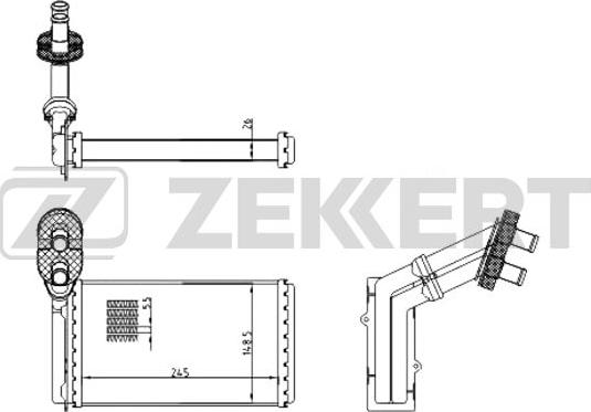 Zekkert MK-5032 - Siltummainis, Salona apsilde autodraugiem.lv