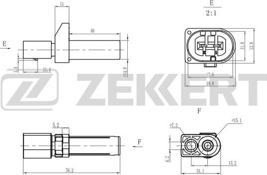 Zekkert SE-4040 - Impulsu devējs, Kloķvārpsta autodraugiem.lv