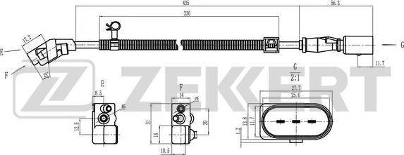 Zekkert SE-4050 - Impulsu devējs, Kloķvārpsta autodraugiem.lv