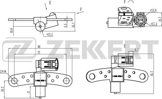 Zekkert SE-4051 - Impulsu devējs, Kloķvārpsta autodraugiem.lv