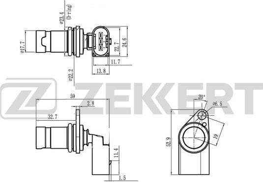 Zekkert SE-4060 - Impulsu devējs, Kloķvārpsta autodraugiem.lv