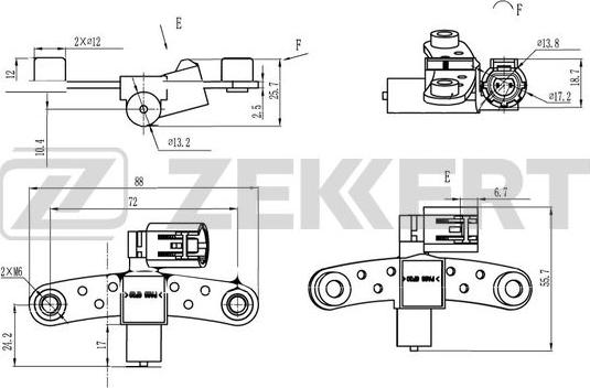 Zekkert SE-4062 - Impulsu devējs, Kloķvārpsta autodraugiem.lv