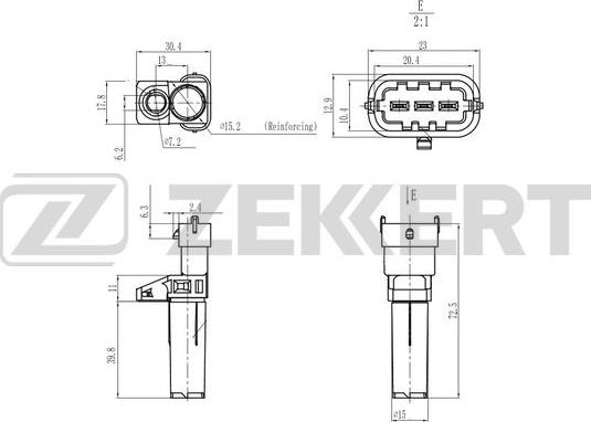 Zekkert SE-4089 - Impulsu devējs, Kloķvārpsta autodraugiem.lv