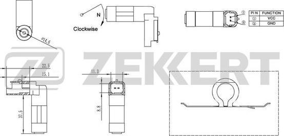 Zekkert SE-4031 - Impulsu devējs, Kloķvārpsta autodraugiem.lv