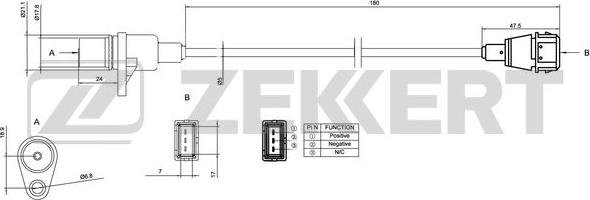 Zekkert SE-4020 - Impulsu devējs, Kloķvārpsta autodraugiem.lv