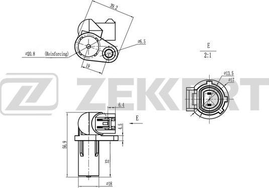 Zekkert SE-4074 - Impulsu devējs, Kloķvārpsta autodraugiem.lv