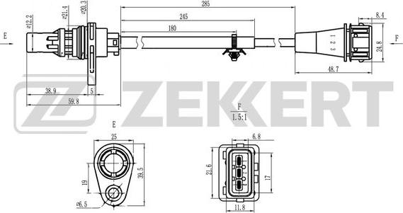 Zekkert SE-4075 - Impulsu devējs, Kloķvārpsta autodraugiem.lv