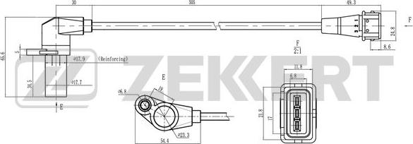Zekkert SE-4078 - Impulsu devējs, Kloķvārpsta autodraugiem.lv