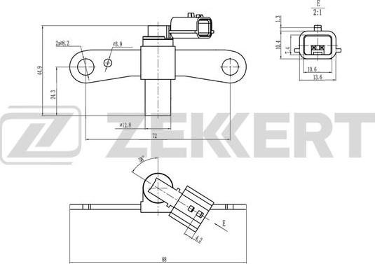 Zekkert SE-4072 - Impulsu devējs, Kloķvārpsta autodraugiem.lv