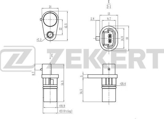 Zekkert SE-4102 - Impulsu devējs, Kloķvārpsta autodraugiem.lv