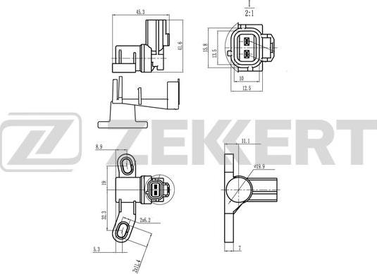 Zekkert SE-4113 - Impulsu devējs, Kloķvārpsta autodraugiem.lv