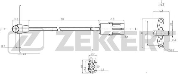 Zekkert SE-4112 - Impulsu devējs, Kloķvārpsta autodraugiem.lv