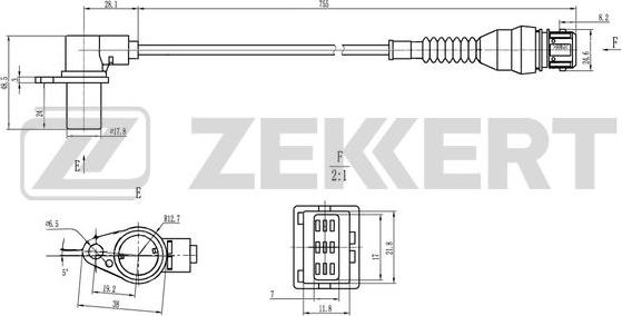 Zekkert SE-4126 - Impulsu devējs, Kloķvārpsta autodraugiem.lv