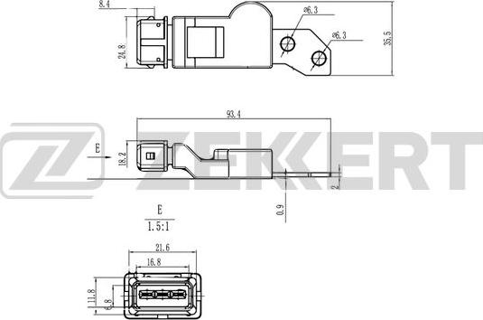 Zekkert SE-4121 - Impulsu devējs, Kloķvārpsta autodraugiem.lv