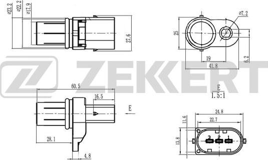 Zekkert SE-5027 - Devējs, Sadales vārpstas stāvoklis autodraugiem.lv