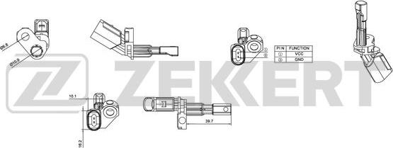 Zekkert SE-6010 - Devējs, Riteņu griešanās ātrums autodraugiem.lv