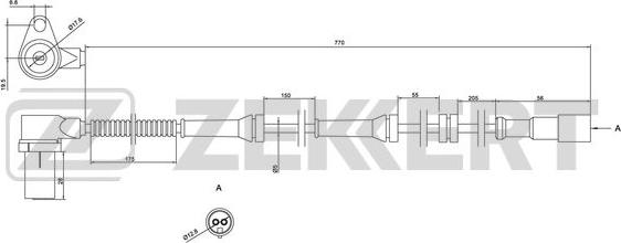 Zekkert SE-6116 - Devējs, Riteņu griešanās ātrums autodraugiem.lv