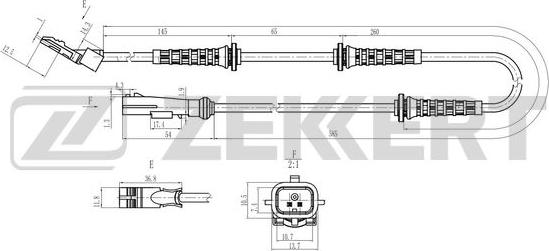 Zekkert SE-6179 - Devējs, Riteņu griešanās ātrums autodraugiem.lv