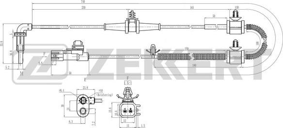 Zekkert SE-6206 - Devējs, Riteņu griešanās ātrums autodraugiem.lv