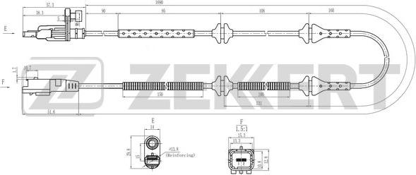 Zekkert SE-6218 - Devējs, Riteņu griešanās ātrums autodraugiem.lv