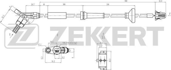 Zekkert SE-6233 - Devējs, Riteņu griešanās ātrums autodraugiem.lv