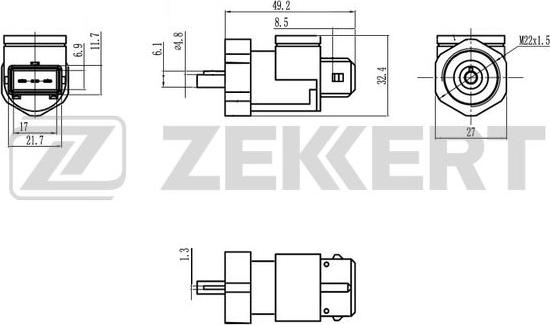 Zekkert SE-8505 - Devējs, Ātrums autodraugiem.lv