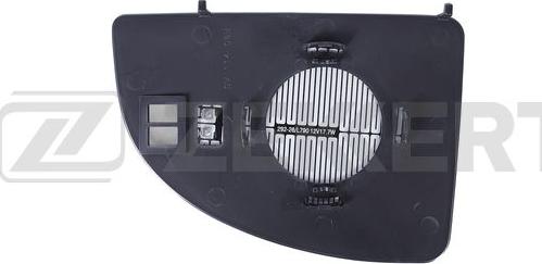 Zekkert SP-1131 - Spoguļstikls, Ārējais atpakaļskata spogulis autodraugiem.lv