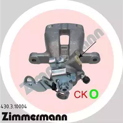 Zimmermann 430.3.10004 - Bremžu suports autodraugiem.lv