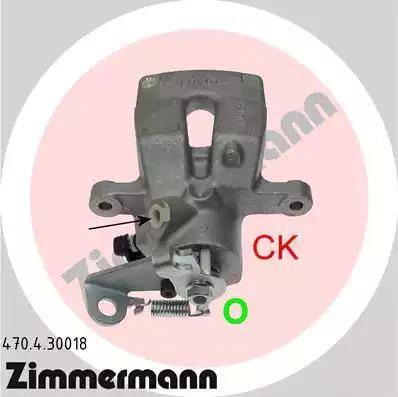 Zimmermann 470.4.30018 - Bremžu suports autodraugiem.lv