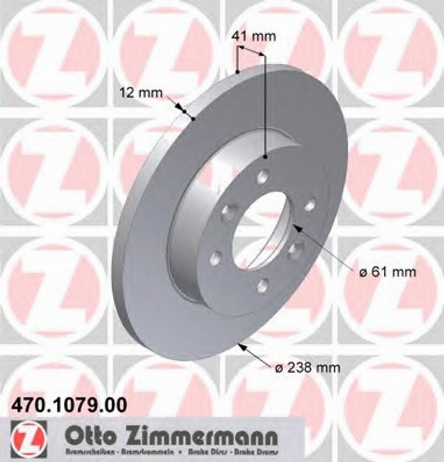 Zimmermann 470.1079.00 - Bremžu diski autodraugiem.lv