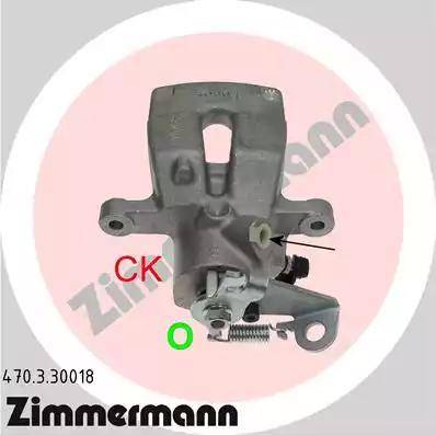 Zimmermann 470.3.30018 - Bremžu suports autodraugiem.lv