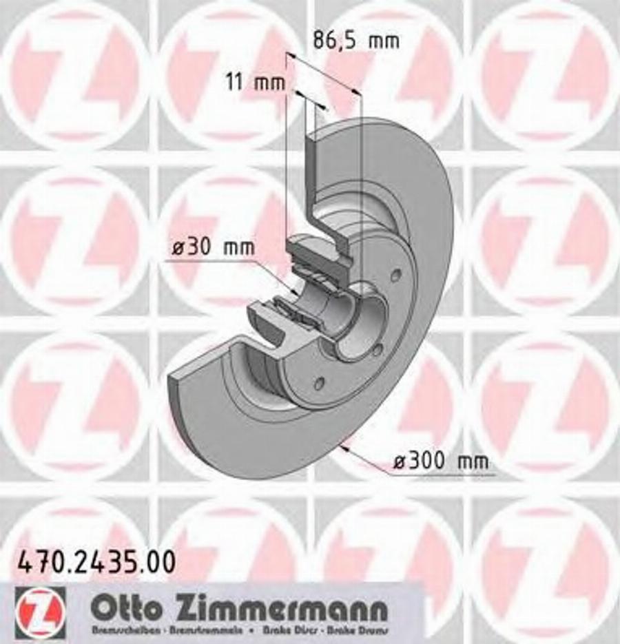 Zimmermann 470243500 - Bremžu diski autodraugiem.lv