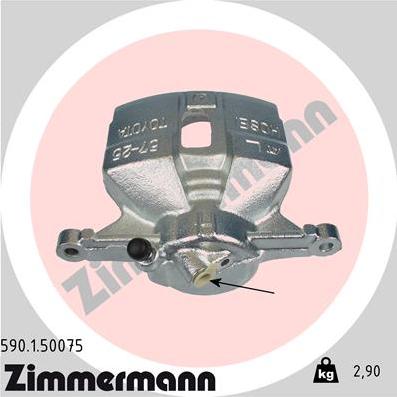 Zimmermann 590.1.50075 - Bremžu suports autodraugiem.lv