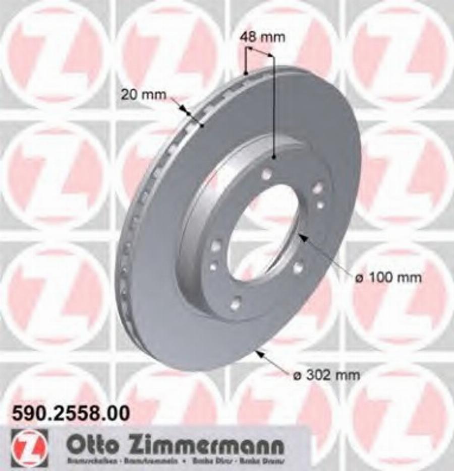 Zimmermann 590255800 - Bremžu diski autodraugiem.lv