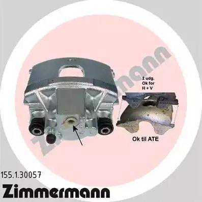 Zimmermann 155.1.30057 - Bremžu suports autodraugiem.lv