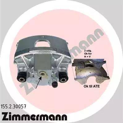 Zimmermann 155.2.30057 - Bremžu suports autodraugiem.lv