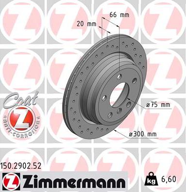 Zimmermann 150.2902.52 - Bremžu diski autodraugiem.lv