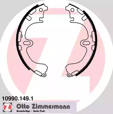 Zimmermann 10990.149.1 - Bremžu loku komplekts autodraugiem.lv