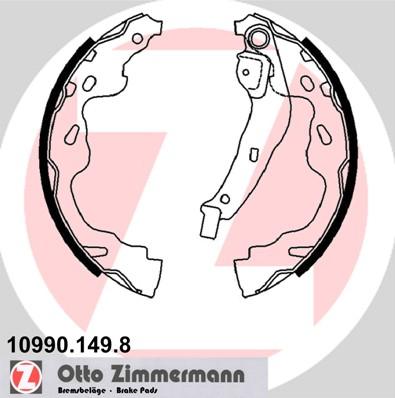 Zimmermann 10990.149.8 - Bremžu loku komplekts autodraugiem.lv